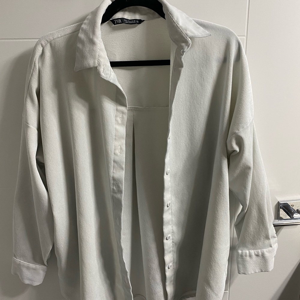 Zara oversized button up